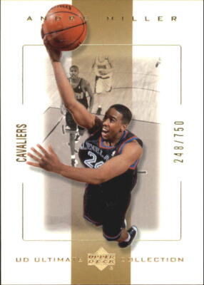 2000-01 Ultimate Collection #9 Andre Miller/750 - NM-MT