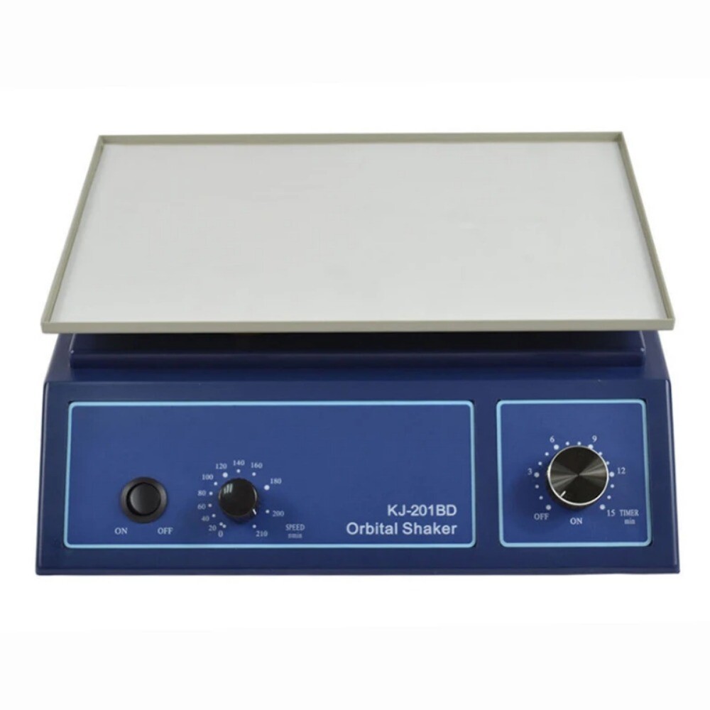 Lab Digital Orbital Shaker | 9.85x9.85" Plate, 40-200 RPM, 2 Kg Capacity, Timer & Continuous Modes