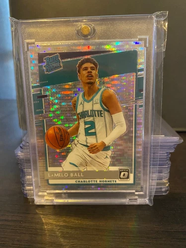 2020-21 Panini Donruss Optic LaMelo Ball Rated Rookie Pulsar Prizm #153 (RC)