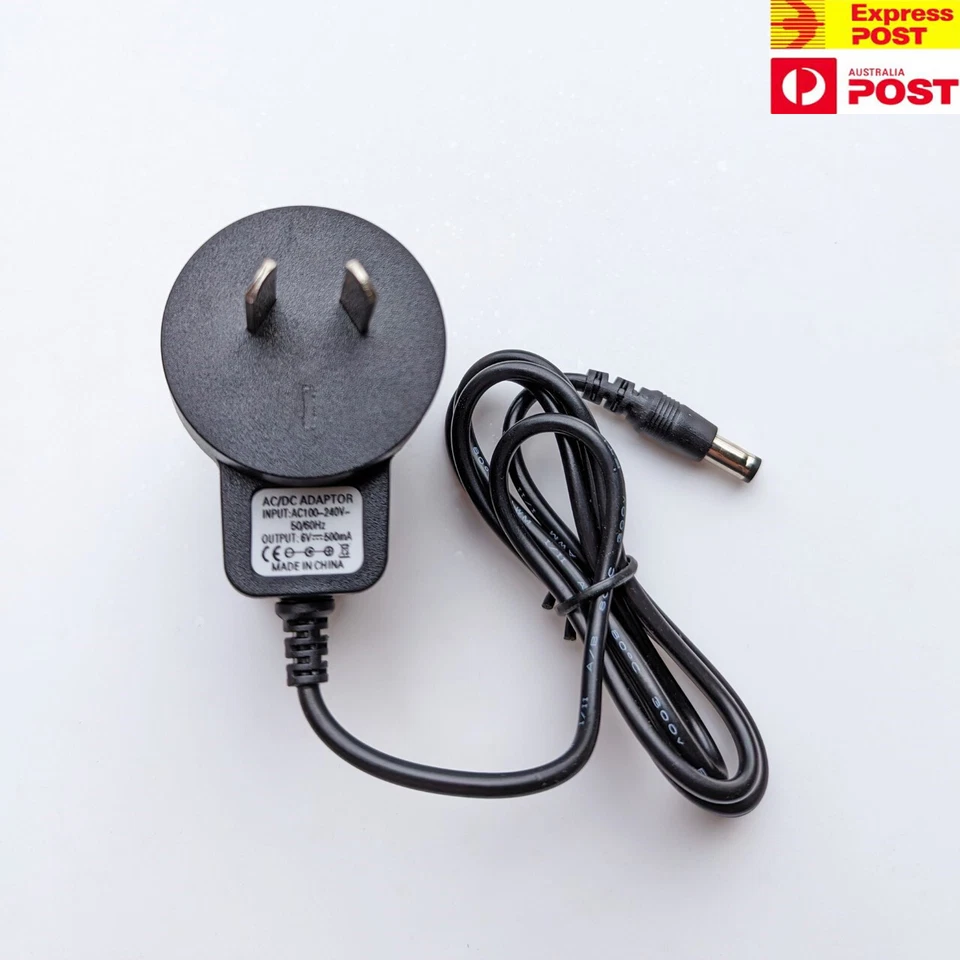 AC to DC 6V 500mA Converter charger Adapter Power Supply 5.5mmx2.1mm plug AU