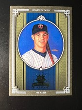 2005 Diamond Kings Framed Green #133 Joe Mauer #'d 29/50 Twins