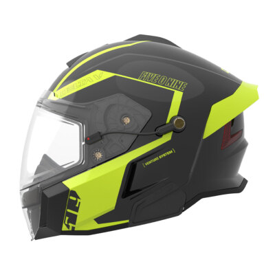 509 Delta V Ignite Electric Lens Snowmobile Helmet Hi-Vis Size 2XL