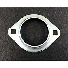 GO KART RACING KM52M2 2 HOLE BEARING FLANGE 1" INCH CARRIER STEEL VINTAGE STYLE