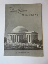 1966 THOMAS JEFFERSON MEMORIAL SOUVENIER BROCHURE WASHINGTON DC
