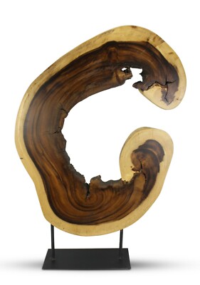 Natürliche thailändische Holzskulptur, Modell Big C, 87 cm hoch. Thailand Wohndeko