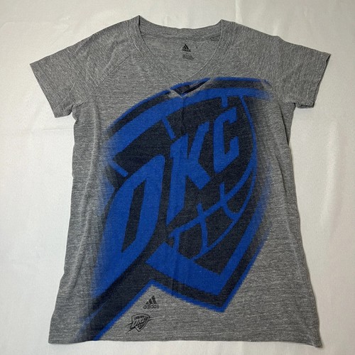 Adidas Oklahoma City OKC Thunder NBA Womens T-shirt Large See Measurements