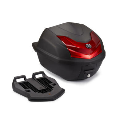 Yamaha バイク用トップケース 30L 黒/赤 Genuine Yamaha 30L City Top Case Box 2DP-284A8-A0-00 Luggage