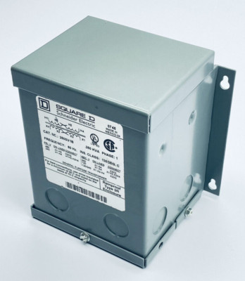 UNUSED SQUARE D 250SV1B GENERAL PURPOSE TRANSFORMER 240/480V-PRI 120/240V-SEC