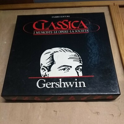 1986 - FABBRI EDITORI - CLASSICA - I MUSICISTI LE OPERE - GERSHWIN - 4 KASSETTEN