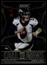 2021 Panini Playoff Call to Arms #CA-DLO Drew Lock Denver Broncos