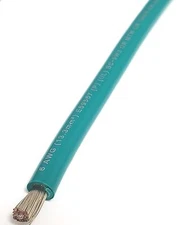 6 AWG GAUGE GREEN MARINE TINNED COPPER BATTERY CABLE BOAT WIRE Made in USA SAE
