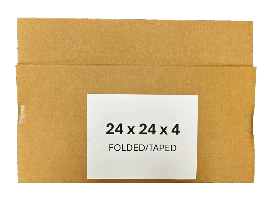 24" x 24" x 4" CARDBOARD BOX - 200 lb - SINGLE BOX - Image 3 of 4