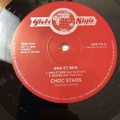 Choc Stars - AWA et BEN - Vinyl Record LP Album - 1985 Afro Rhymes