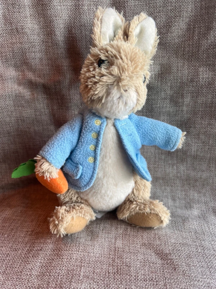 Винтажный Gund Peter кролика плюшевый Беатрикс Поттер мягкая игрушка синий пальто морковь - Изображение 2 из 4