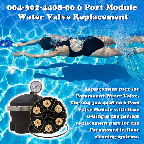 6 Port Module with O-Ring Water Valve Replacement 004-302-4408-00 for Paramount - Picture 8 of 12