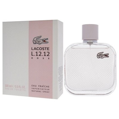 Lacoste L.12.12 Rose Eau Fraiche Eau De Toilette 3.3 Oz Women | Fresh Fragrance