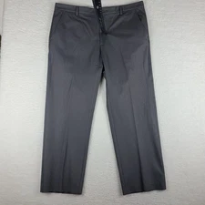 Foot Joy Pants Mens 40x30 Dark Gray Performance Tech FJ Golf Chino HEMMED