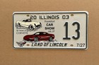 2003 Illinois IL 50 Years Of Corvette License Plate Low Number 13 — photo 1