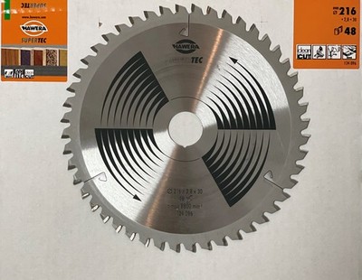 Hawera Kreissägeblatt Ø 216 x 30 x 2,8 mm  48Z  WZ SUPERTEC Optiline Wood