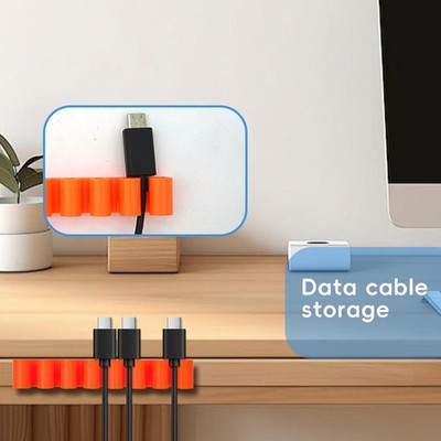 Removable Daily-Use Design-Practical 2PCS Multi-Functional Cable Storage Bracket