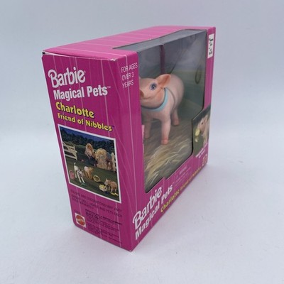 NIB BARBIE DOLL 1997 MAGICAL FARM PETS CHARLOTTE PIG 67603 | eBay