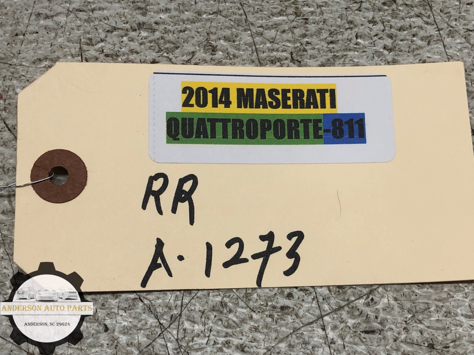 2014-2020 MASERATI QUATTROPORTE RIGHT PASSENGER REAR SEAT BELT RETRACTOR OEM