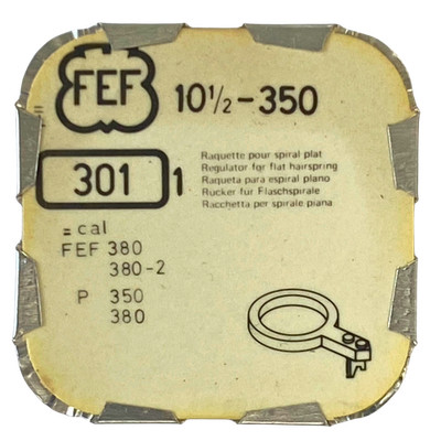 F.E.F 350 - 301 Schläger für Flachspirale (einzeln) - Regulator for flat hairs