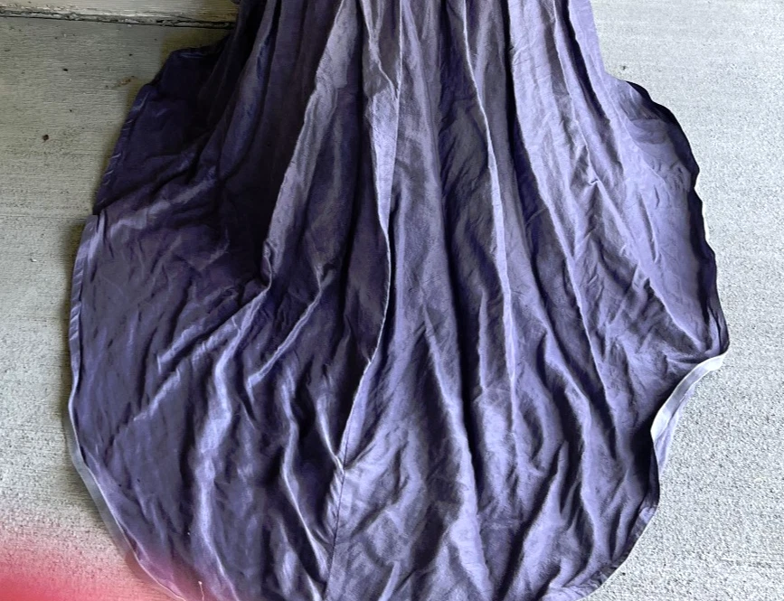 蕾丝上衣哥特式婚礼礼服尸体新娘万圣节服装长袖中号 — 第 4/4 张图片