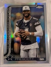 2025 Topps Chrome variation refractor Dak Prescott #79 Dallas Cowboys NFL