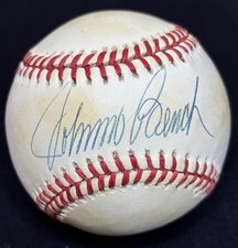Johnny Bench Autographed Baseball HOF Leader of the Big Red Machine - JSA COA