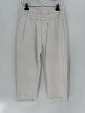 Out From Under Pants Womens XS White Cropped Capris Elastic Waist Stretch Pocket