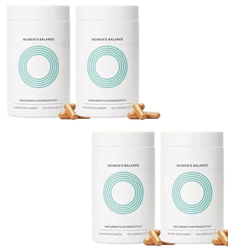 4 Pack Women's Balance Growth Hair Supplements Premium,Ages 45 and up 120 Capsul