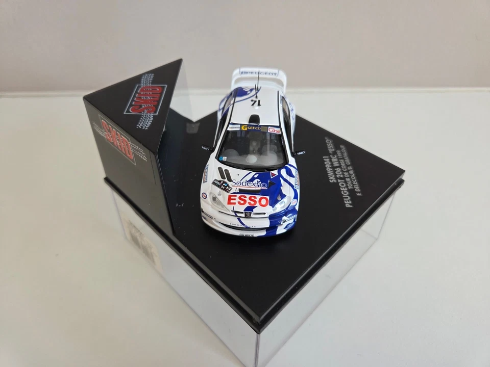 SKID 1/43 PEUGEOT 206 WRC Delecour/Grataloup - Tour de Corse 1999 - SKM99041 - Immagine 2 di 4