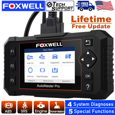 Automotive OBD2 Scanner ABS SRS Engine Diagnostic Tool ABS EPB SAS TPS Oil Reset