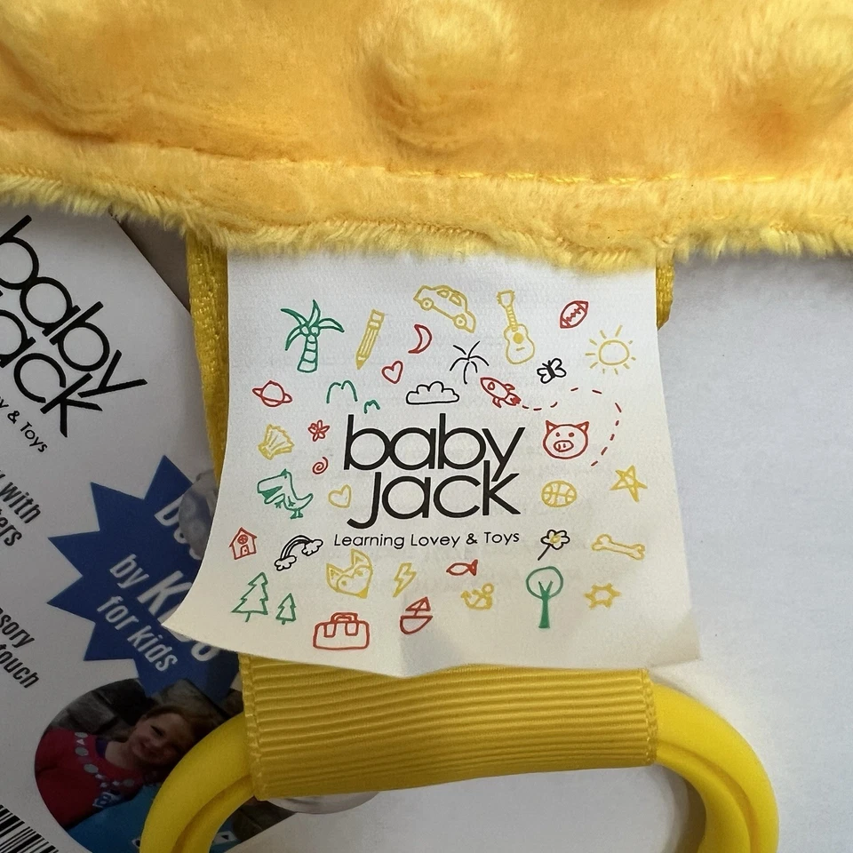 Manta de seguridad Jack & Company Harry Potter etiqueta de mago bebé Lovey Minky nueva con etiquetas Foto 3 de 4
