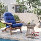 Adirondack Chair Cushions 4" Thick Set - Outdoor Cushions for Patio