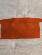 Hermes? Orange Felt Handbag Purse Shape Protector?