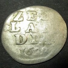 COA Silver 1699 Colonial Old Dutch Colonial New York Dime Zeelandia Lion Dime