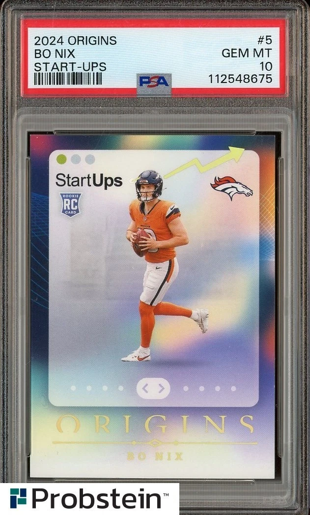 Bo Nix Panini Origins Start-Ups #5 Base
