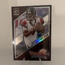2023 Panini Donruss Optic Retro Series Prizm Michael Vick #20 Atlanta Falcons