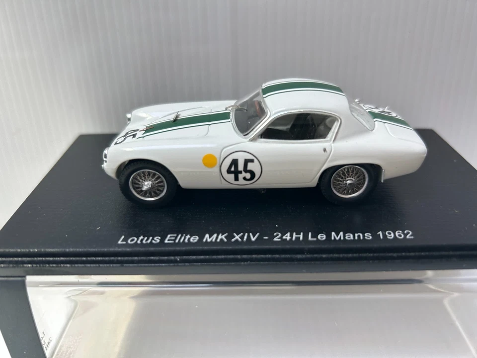 SPARK LM S8211 Lotus Elite MK XIV #45 24h Le Mans 1962 C. Hunt- J. Wyllie 1/43 - Photo 2/4