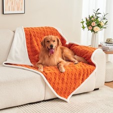 Checkered Waterproof Blanket for Bed Couch Sofa Car, Fluffy Soft Dog Blanket ...