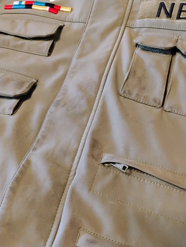 Neff Sarge Softshell Snowboard Jacket Medium Military Style - Image 3 of 4