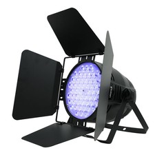54x4W High CRI Par Light with Barn Doors, CRI/RA 90 RGBW 4 in 1 Ultra-Bright ...