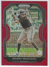 2021 Panini Prizm - Tier II Manny Machado #139 Red Mojo Prizm 171/149 Padres