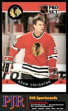 Adam Creighton 1990-91 Pro Set #50 Chicago Blackhawks