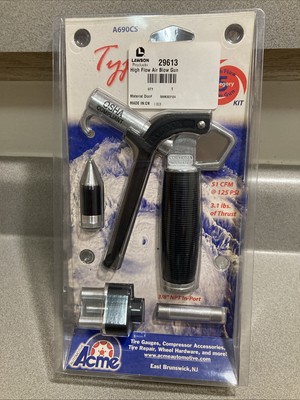 Typhoon CoilHose Pneumatics High Flow Blow Gun 3/8'' NPT