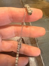 2.2 CTW Diamond Tennis Bracelet 14K White Gold SI Clarity G-H Color 7-1/8"