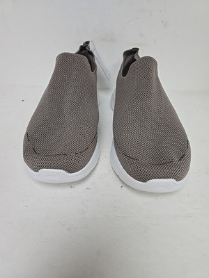 Skechers Go Walk Slip-On Casual Shoes Taupe White 216490 Size 12