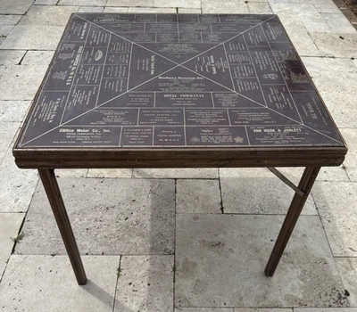 Original Antique Tables Antique Folding 1920-1949 Time Period